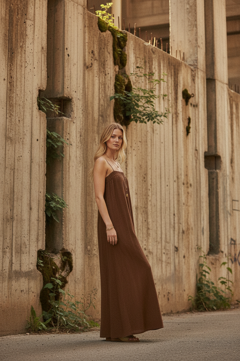 Robe Légère urban chic brown