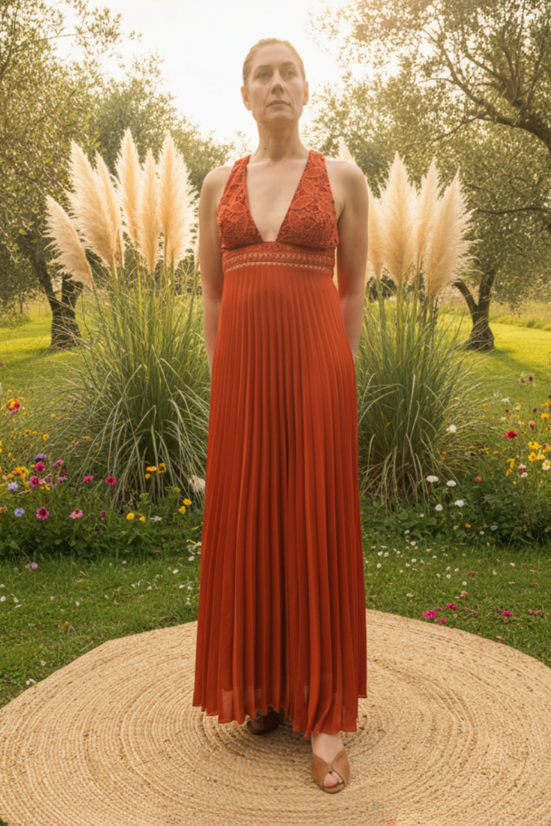 Robe de cocktail Terracota ASOS SECONDE MAIN