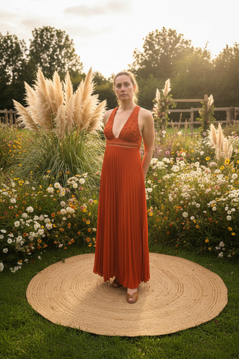 Robe de cocktail Terracota ASOS SECONDE MAIN