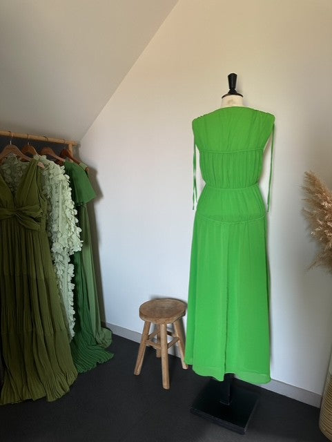 Robe de cocktail, vert SECONDE MAIN