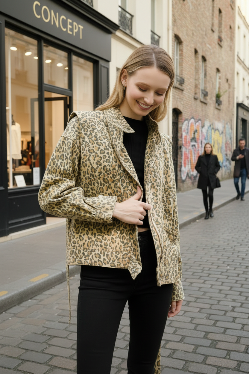 Veste Léopard Ninon