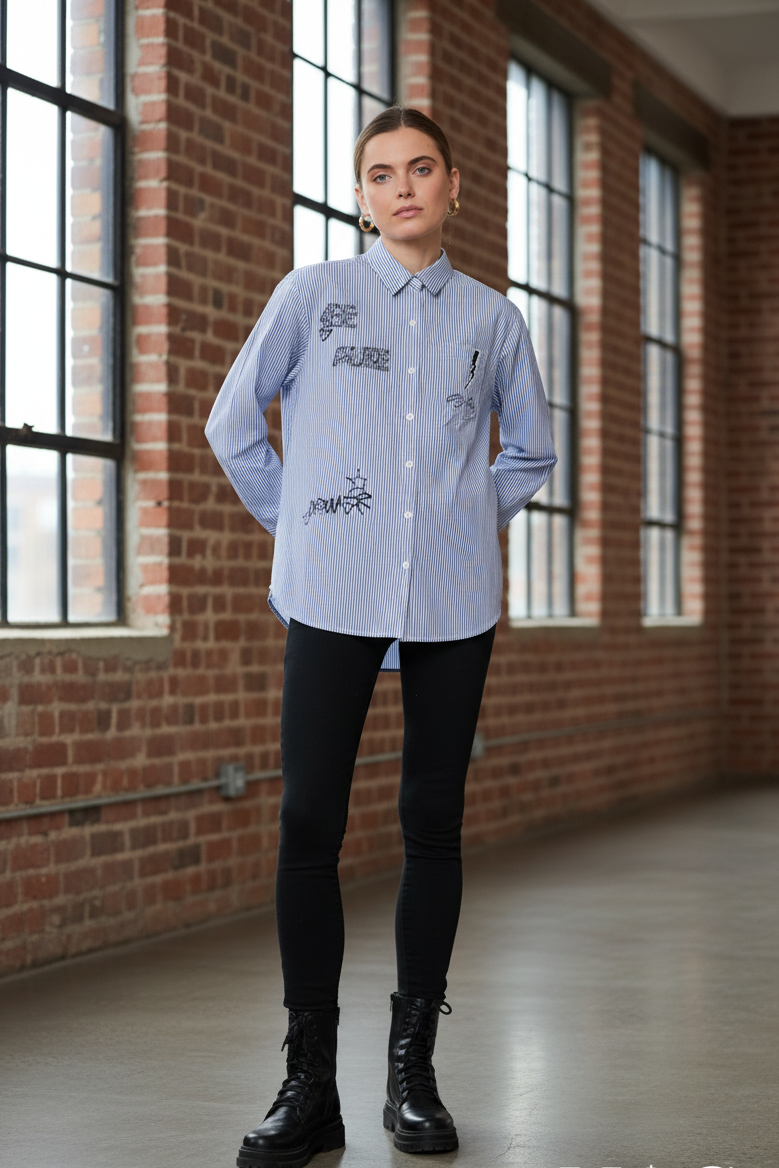 Chemise Rayée Believe