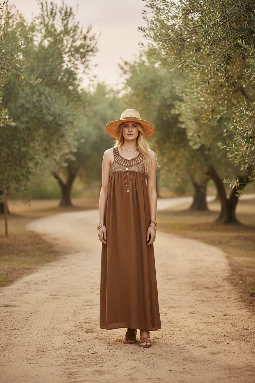 Robe Bohème Brown