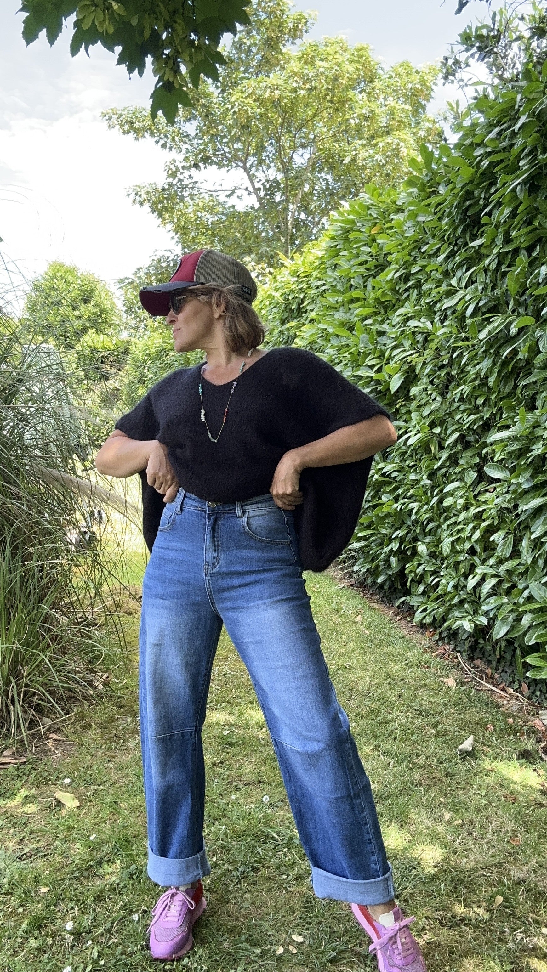 Jean Barrel Denim Moyen