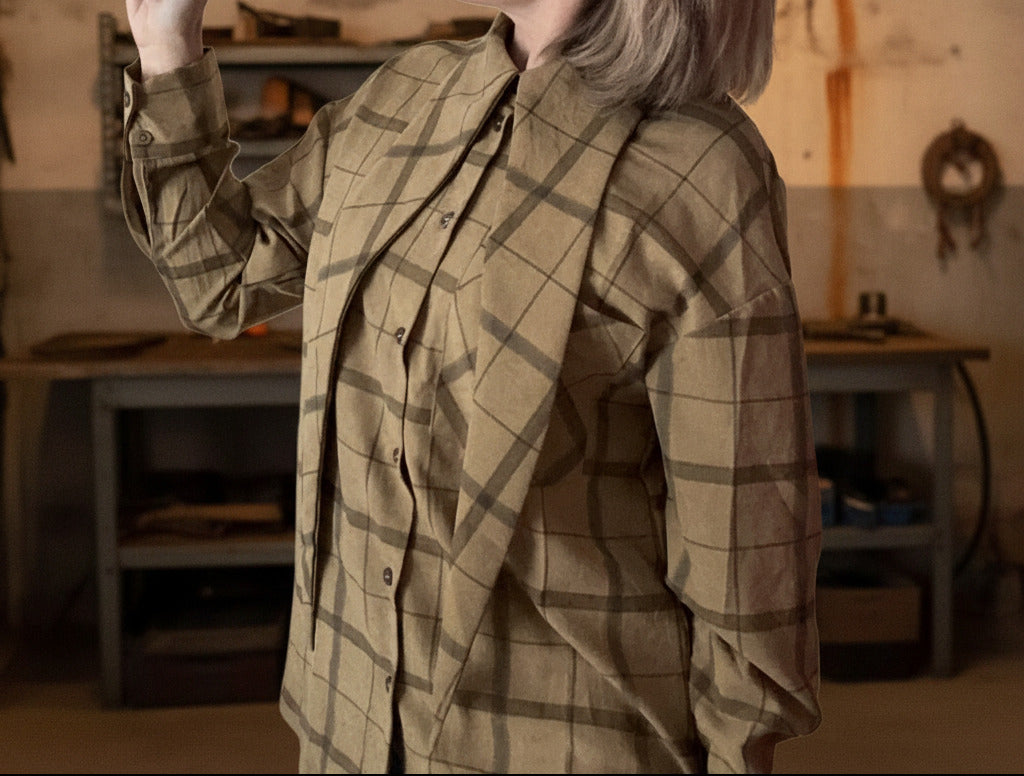 Chemise à Carreaux col extra