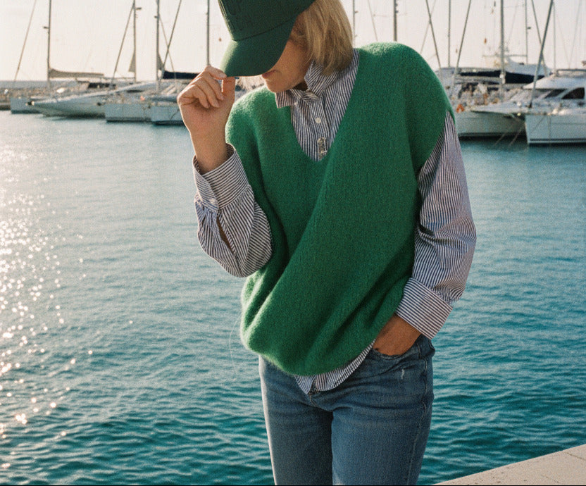 pull col v, kid mohair, manches courtes, toutes saison, différents coloris, taille unique 